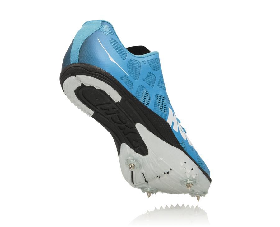 Hoka One One Rocket X Spikes Herr - Blå/Vita - YLCFP-0785